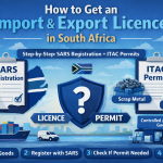 How to Get an Import & Export Licence in South Africa (Step-by-Step: SARS Registration + ITAC Permits)