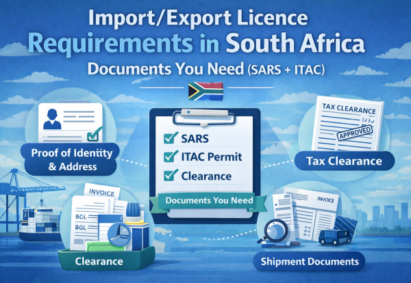 Importexport licence checklist in South Africa