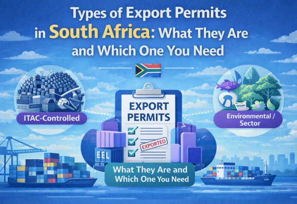 Types of export permits in South Africa