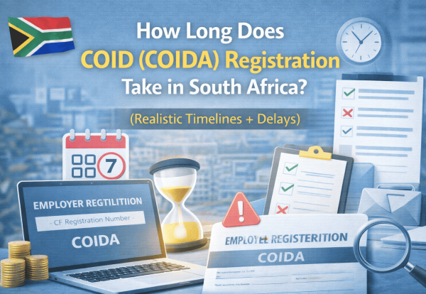 COID registration timeline in South Africa
