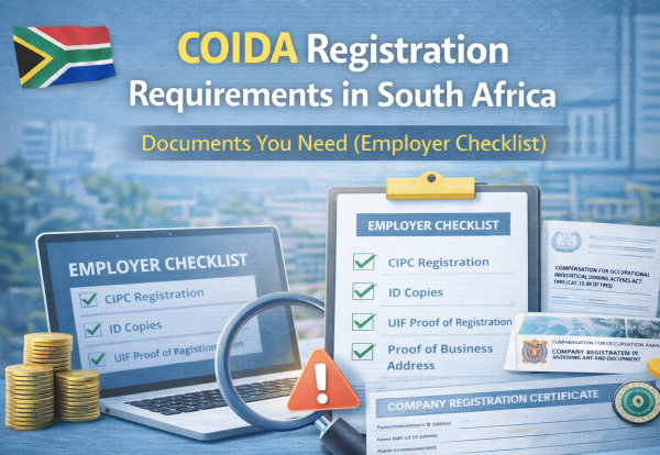 COIDA registration requirements in South Africa